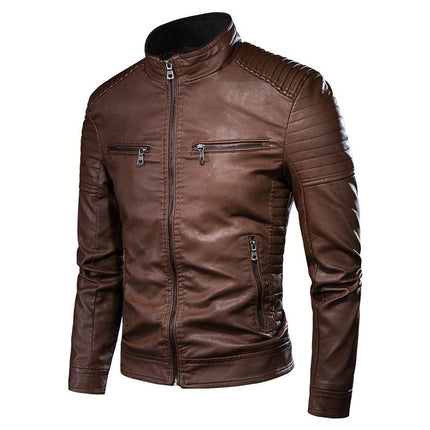 Vintage Leather Jacket - Premium