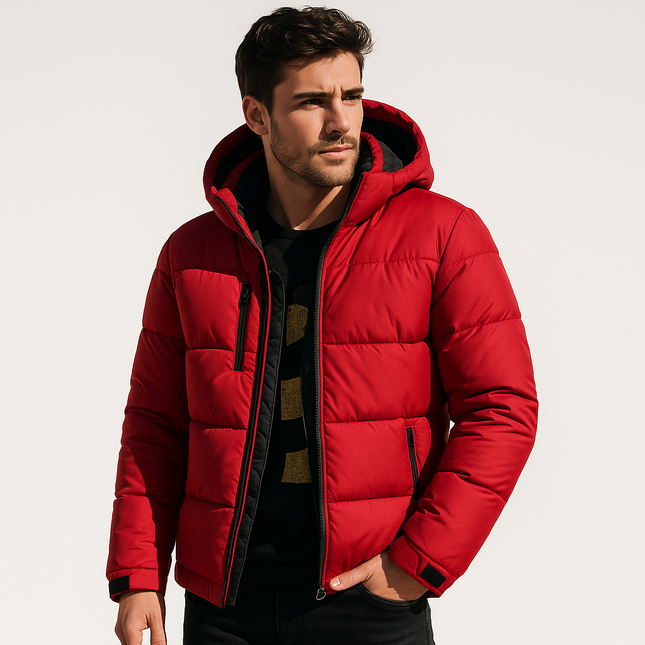 Urban Warm thermal jacket with down and hood