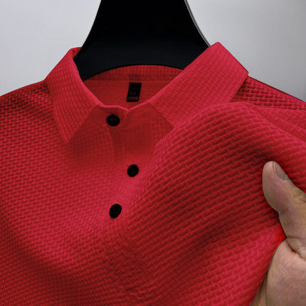 Men's Elegant Silk Polo 