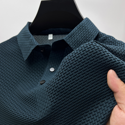 Men's Elegant Silk Polo 