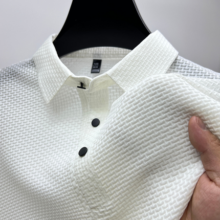 Men's Elegant Silk Polo 