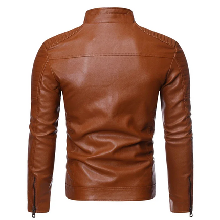Vintage Leather Jacket - Premium
