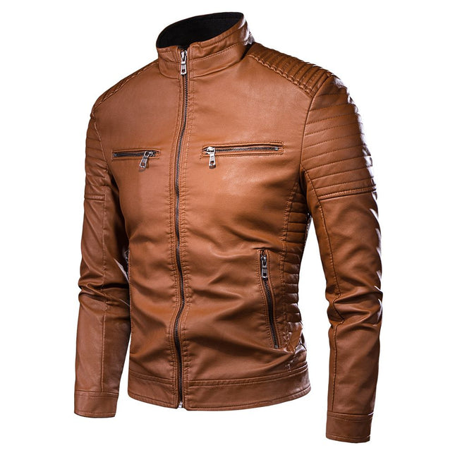 Vintage Leather Jacket - Premium