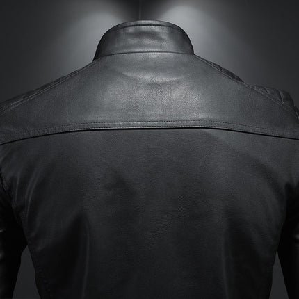 Slim Leather Jacket for Men