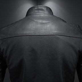 Slim Leather Jacket for Men