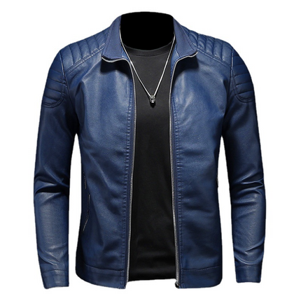 Slim Leather Jacket for Men