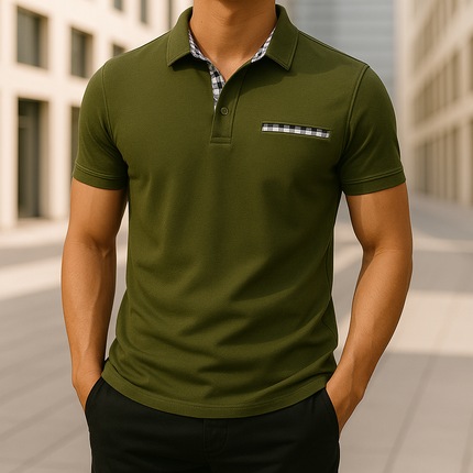 Hudson Gingham Polo