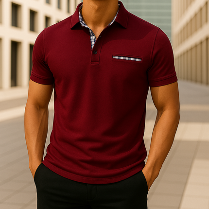 Hudson Gingham Polo