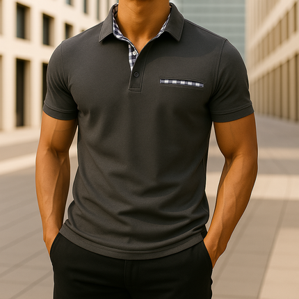 Hudson Gingham Polo