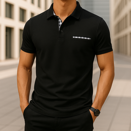 Hudson Gingham Polo
