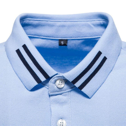 Classic 100% cotton men's polo shirt 