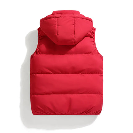 ThermoShield Vest – Sleeveless with Detachable Hood