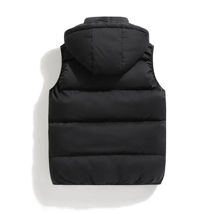ThermoShield Vest – Sleeveless with Detachable Hood
