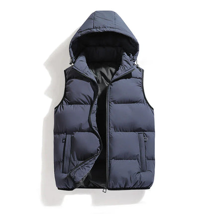 ThermoShield Vest – Sleeveless with Detachable Hood