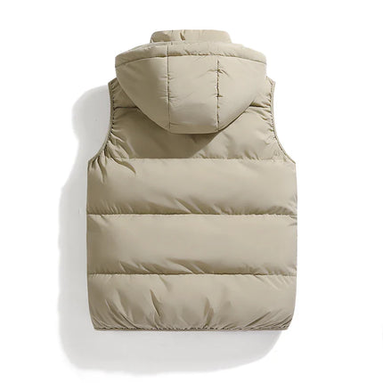 ThermoShield Vest – Sleeveless with Detachable Hood
